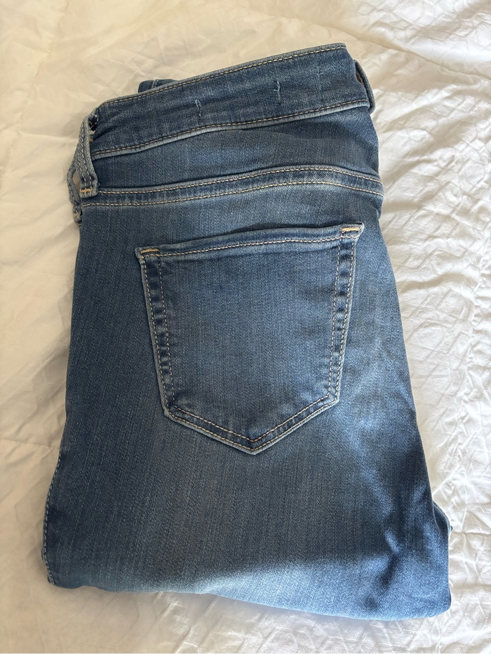 Hollister Women's Skinny Jeans - Medium Blue Wash